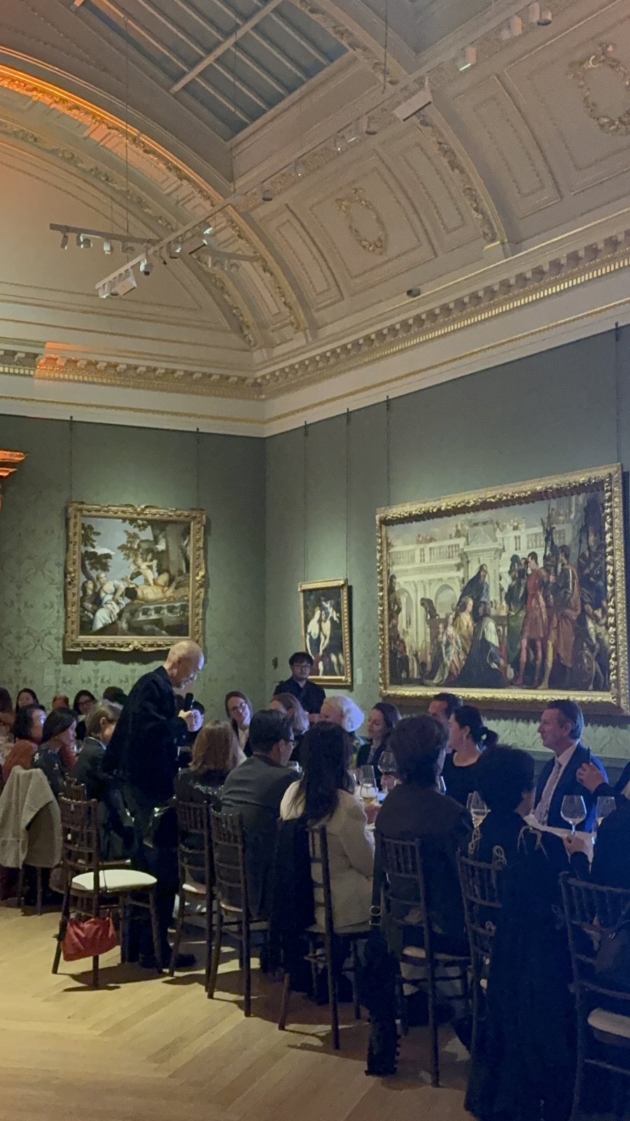 LG OLED ART Evening dinner, The National Gallery